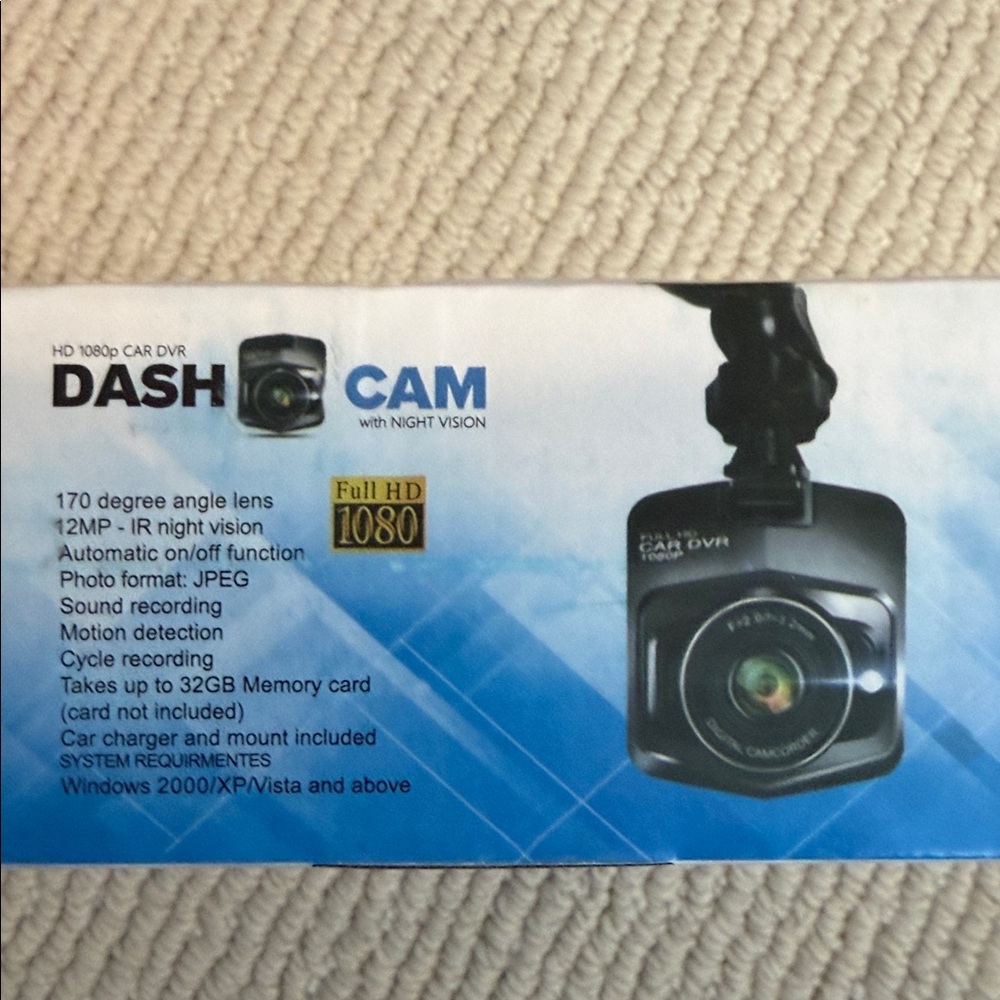 Ash On-Dash Camera with Night Vision - Black - Picture 5 of 8